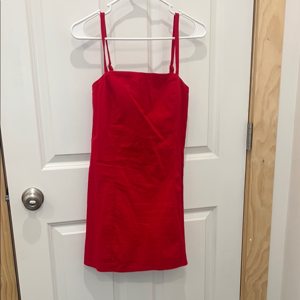 Abercrombie & Fitch Red Mini Dress